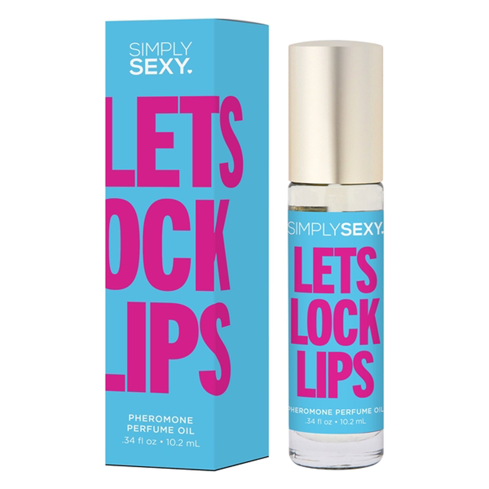 Simply Sexy Pheromone Perfume Oil Lets Lock Lips Roll on .34 Oz - Not Very Vanilla