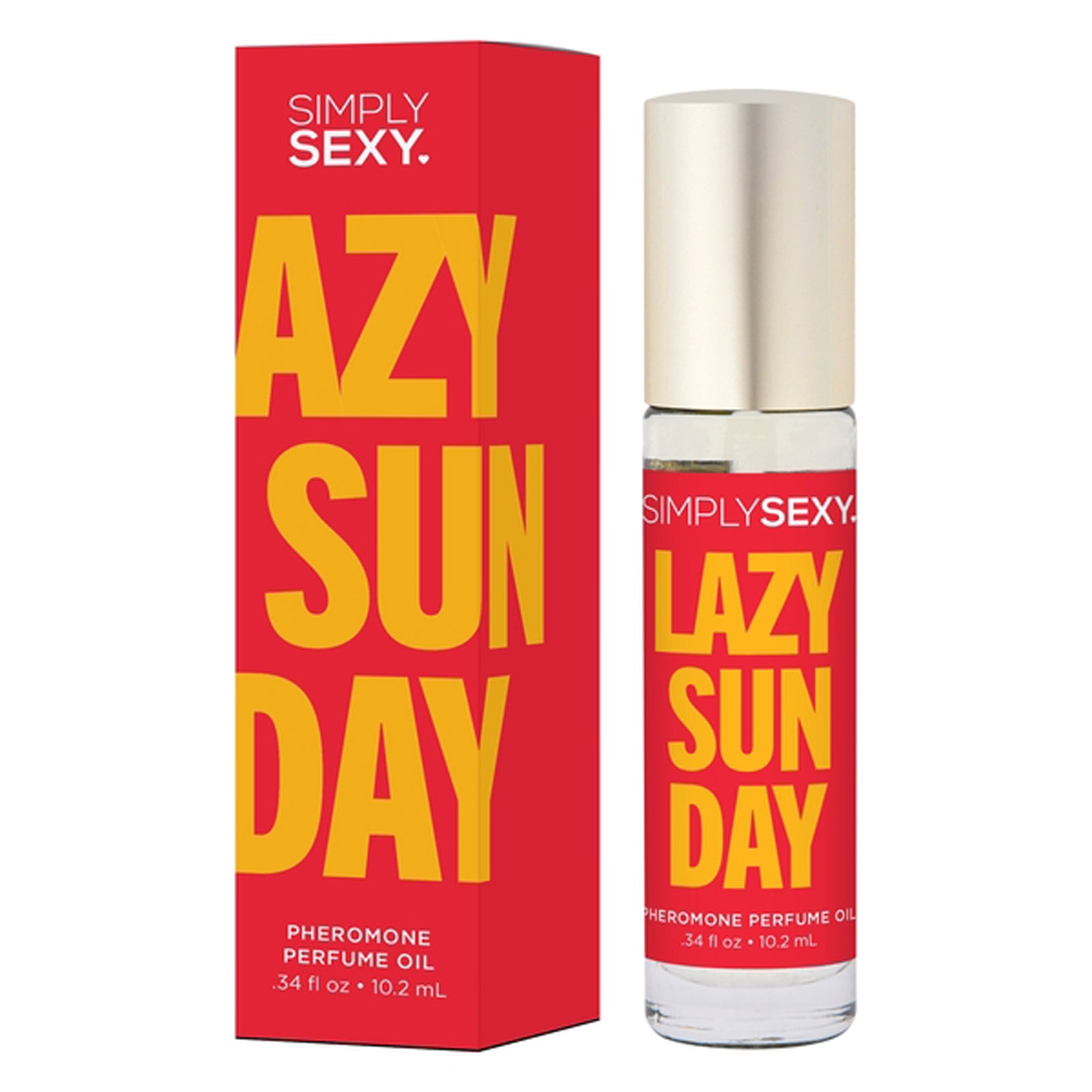 Simply Sexy Pheromone Perfume Oil Lazy Sunday Roll on .34 Oz - Not Very Vanilla