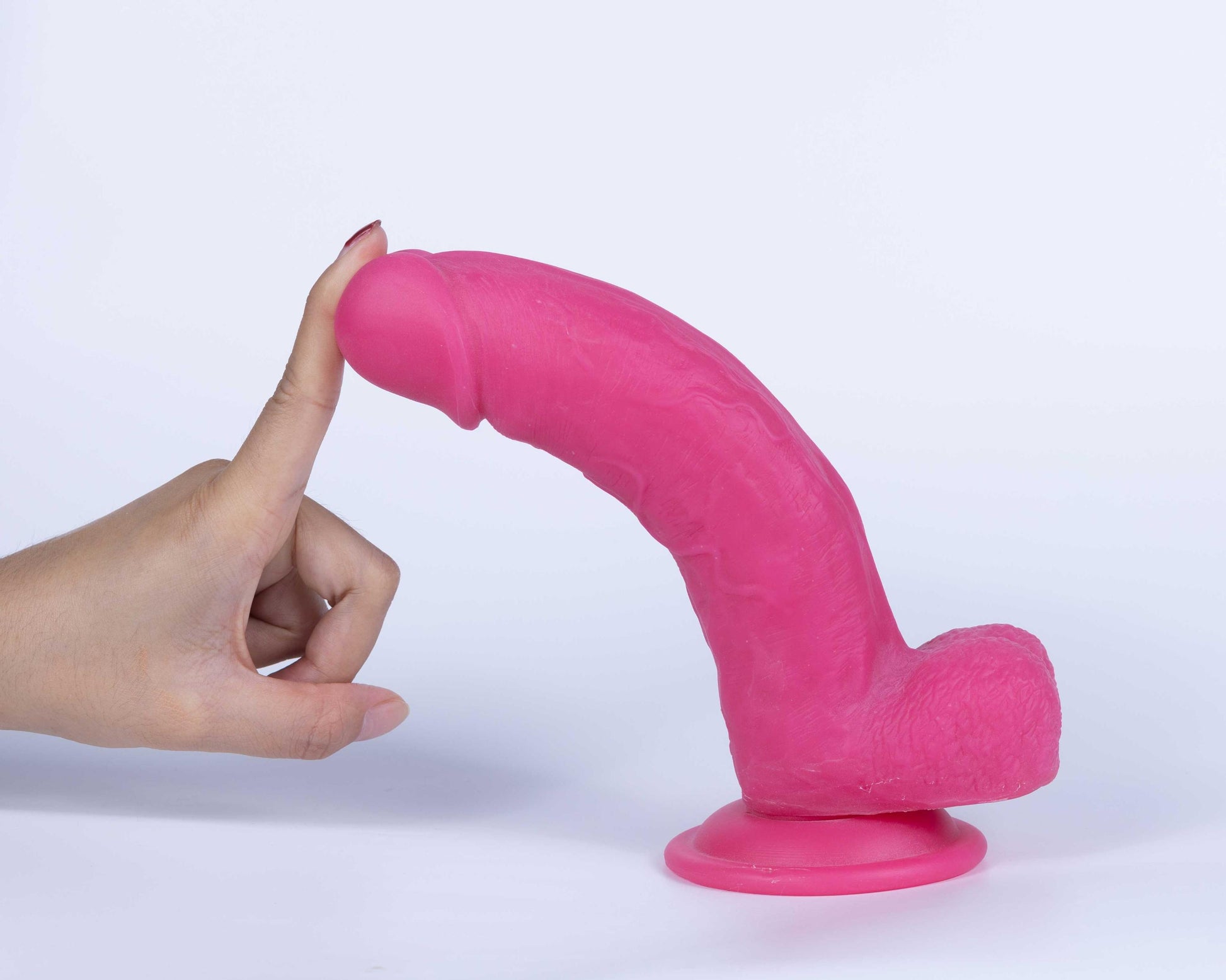 Get Lucky Ms. Pink 7.5 Inch Dildo - Pink - Not Very Vanilla