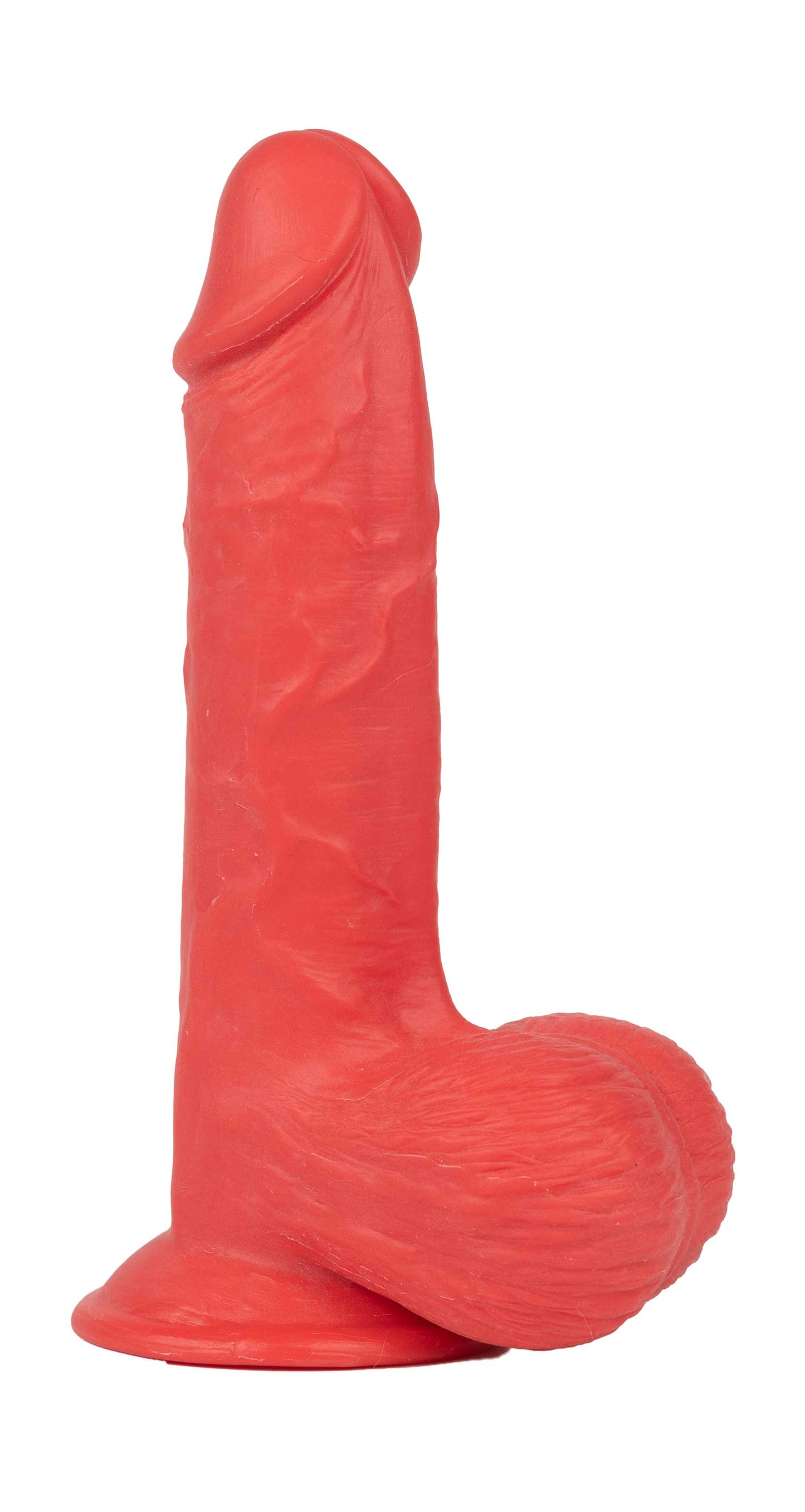 Get Lucky Ms. Ruby 7.5 Inch Dildo - Red - Not Very Vanilla