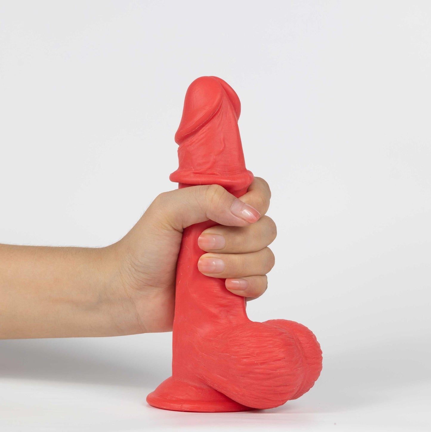 Get Lucky Ms. Ruby 7.5 Inch Dildo - Red - Not Very Vanilla