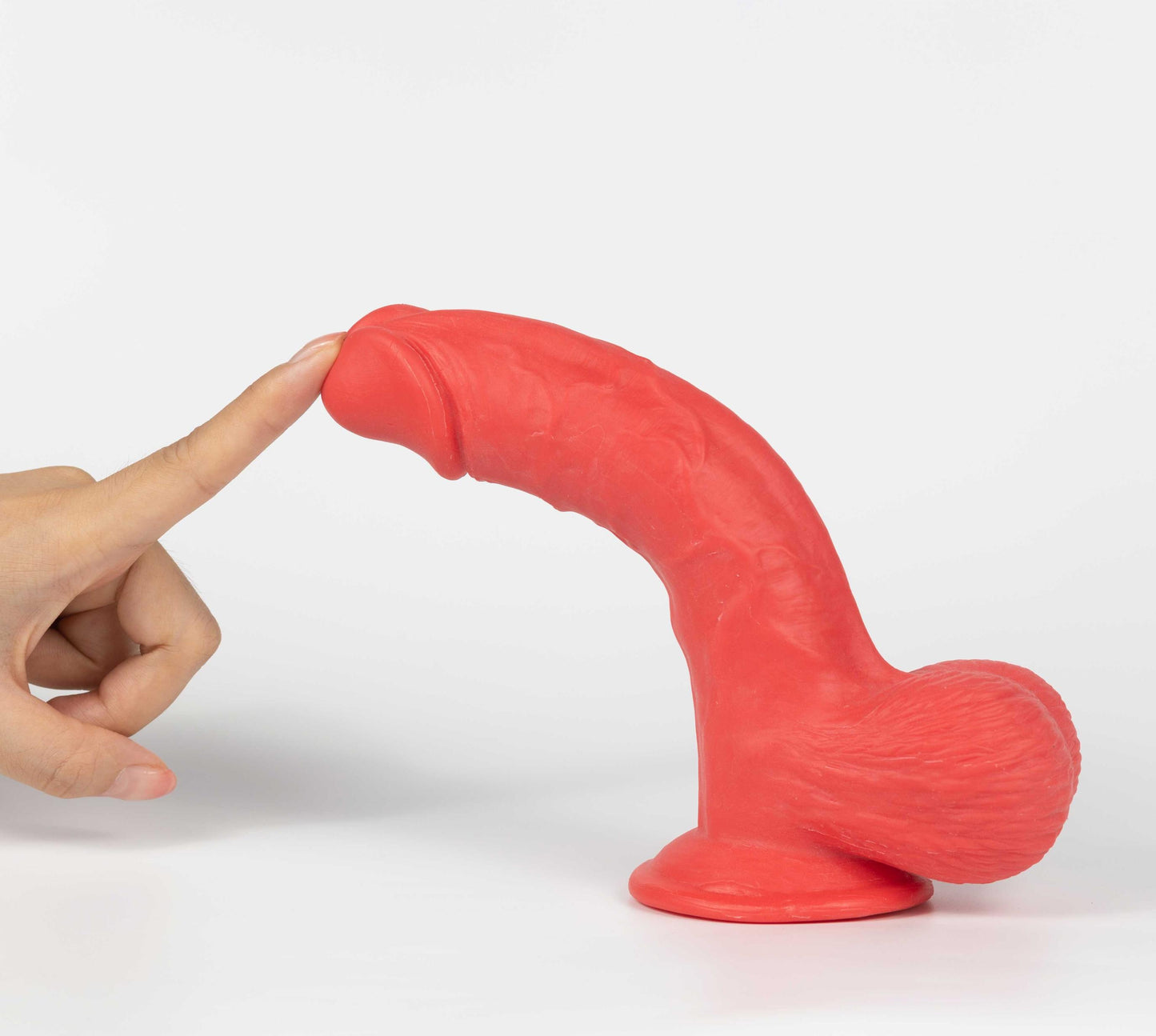 Get Lucky Ms. Ruby 7.5 Inch Dildo - Red - Not Very Vanilla