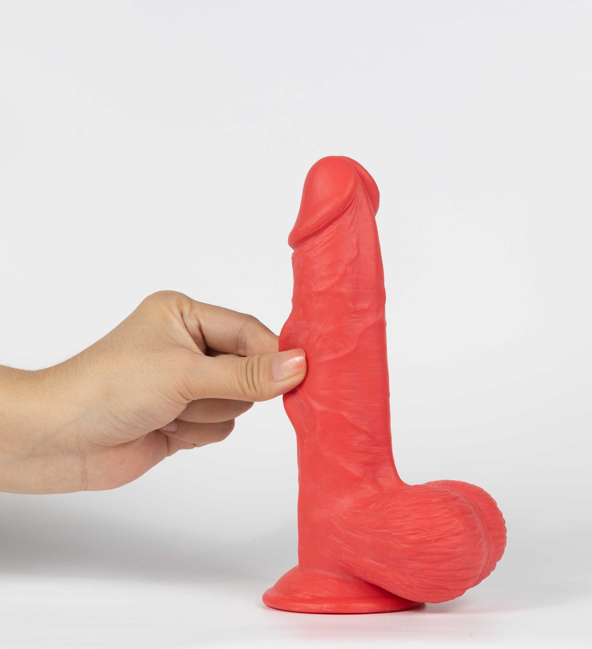 Get Lucky Ms. Ruby 7.5 Inch Dildo - Red - Not Very Vanilla