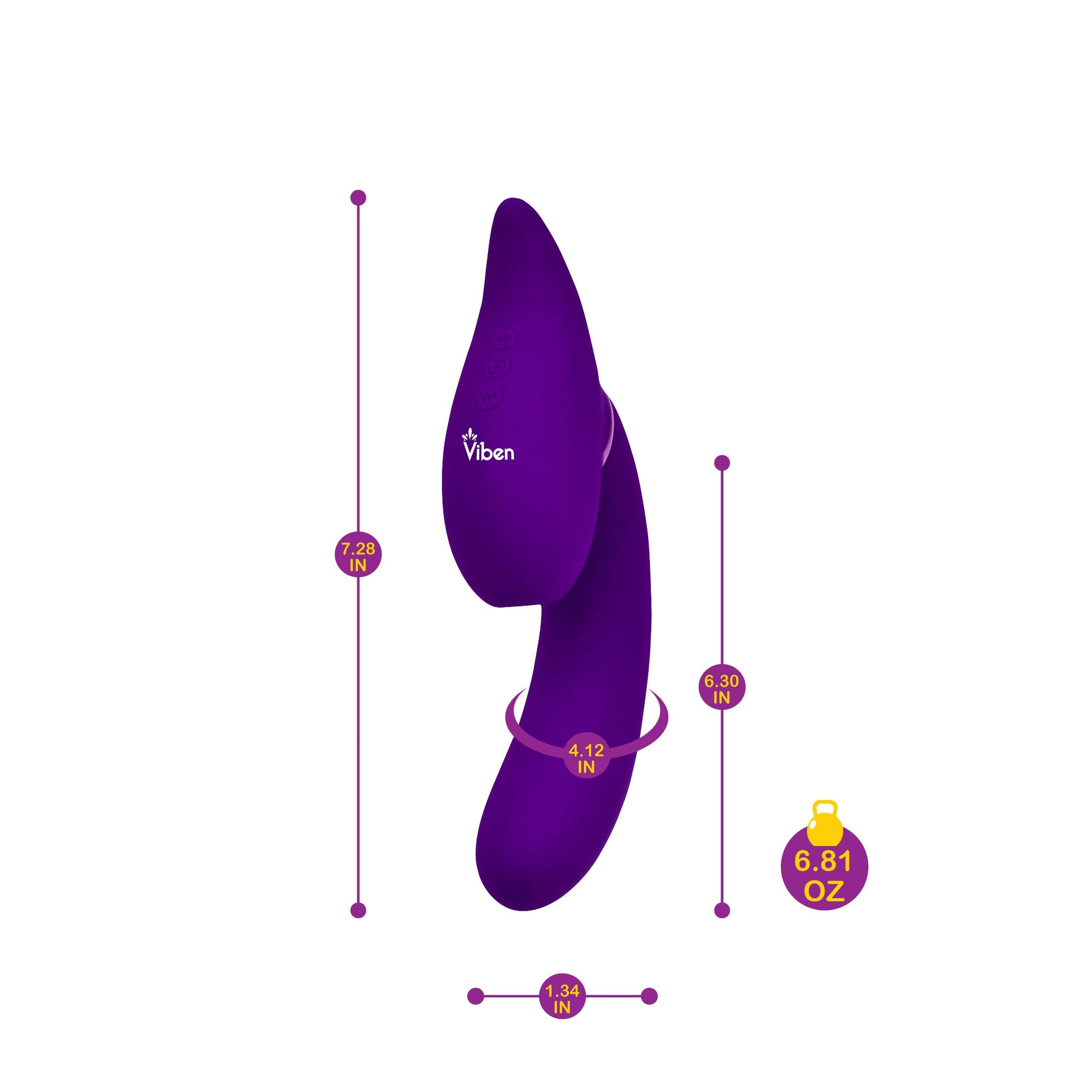 Symphony - Violet - Insertable Triple Motor Vibe - Not Very Vanilla