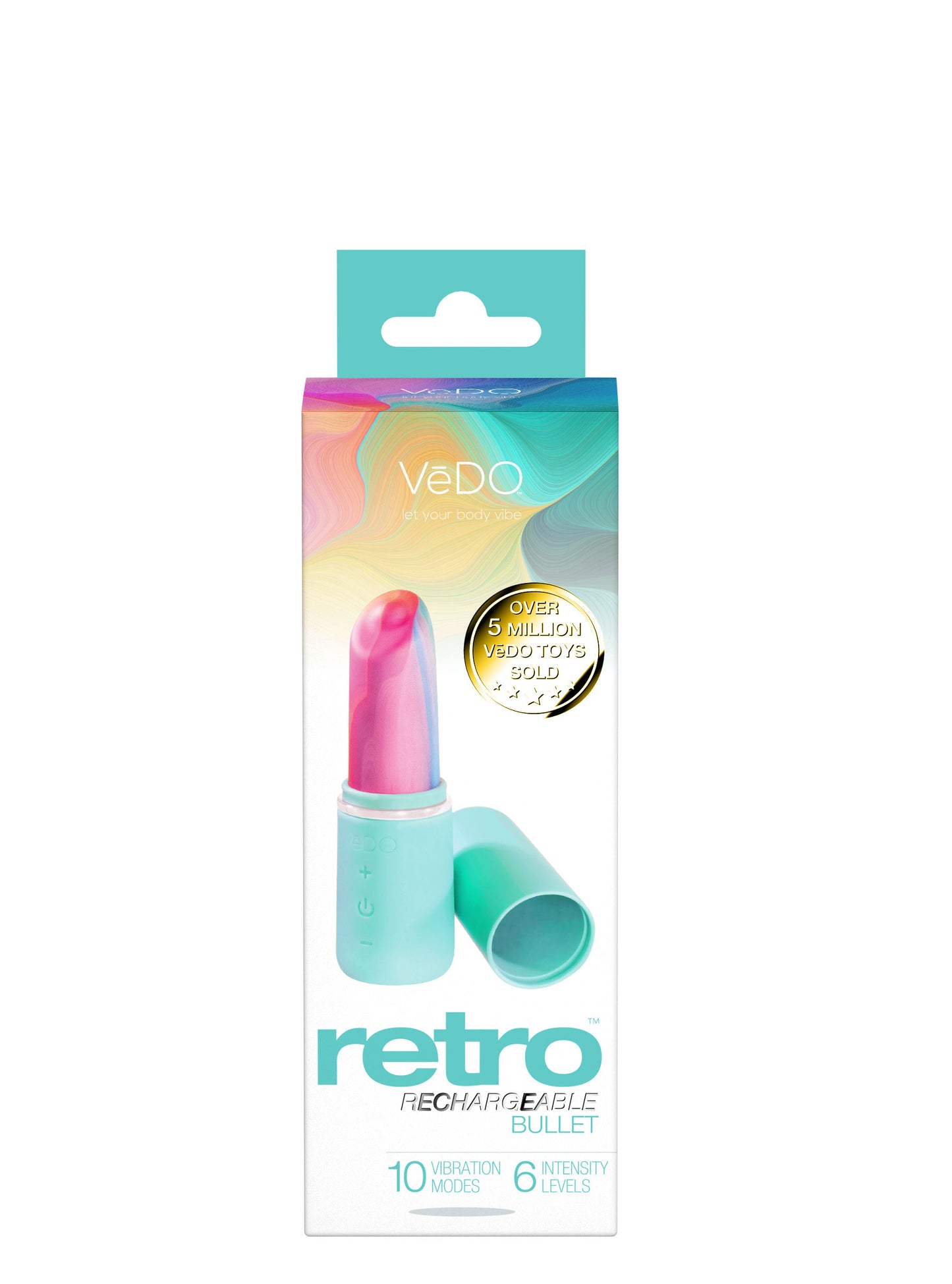 Retro Rechargeable Bullet - Turquoise - Not Very Vanilla