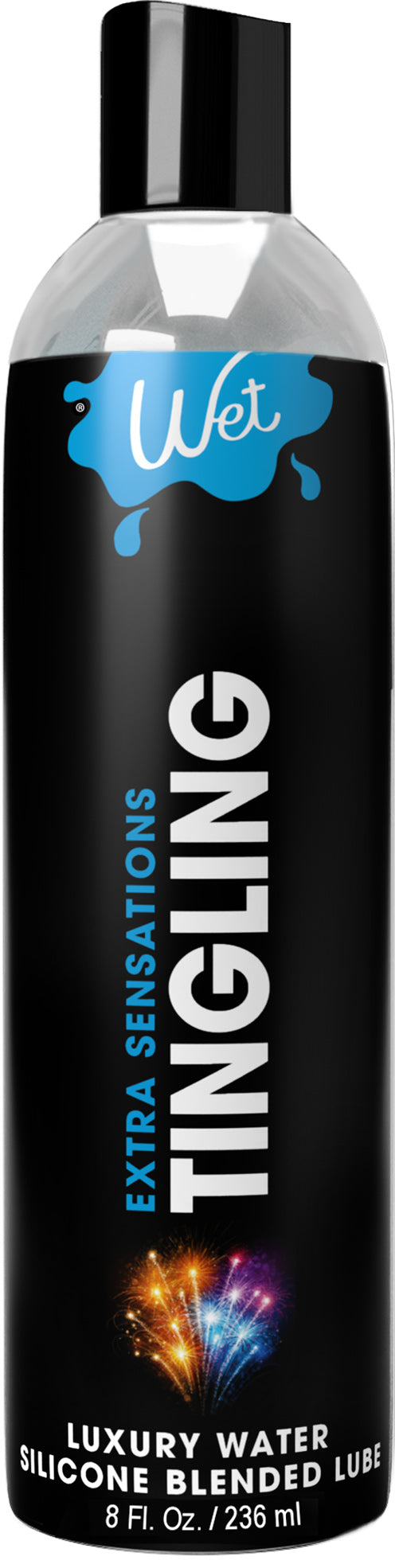 Wet Extra Sensations Tingling Water/silicone Blend Based Lubricant 8 Oz - Not Very Vanilla