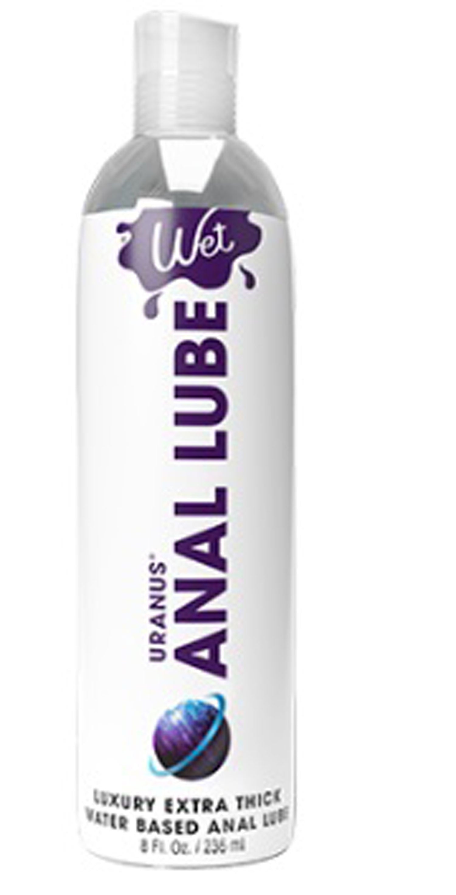 Wet Anal Lube 8oz Uranus Extra Thick Water Based - Not Very Vanilla