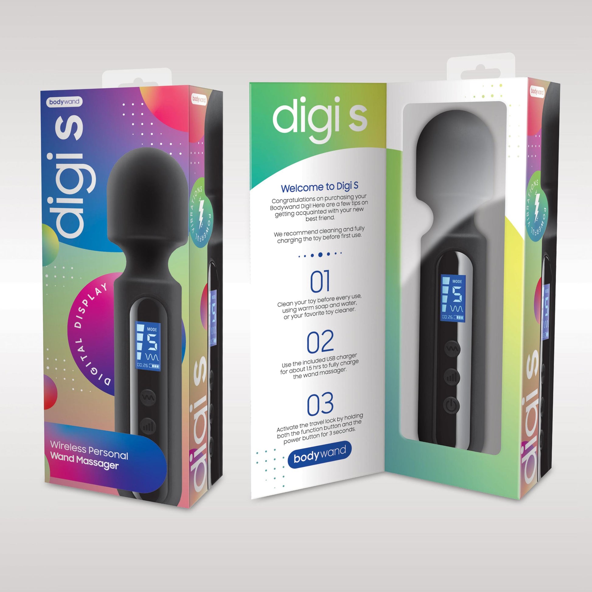 Bodywand Digi S - Black - Not Very Vanilla