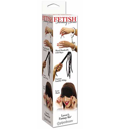 Pipedream Fetish Fantasy Series 3-Piece Lover's Fantasy Series Kit Black - Not Very Vanilla