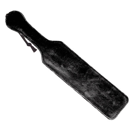 Sportsheets Dual-Sided Leather & Fur Paddle - Not Very Vanilla