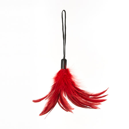 Sportsheets Pleasure Feather Tickler Red - Not Very Vanilla