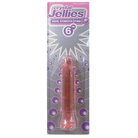 Crystal Jellies - Anal Starter Pink 6in - Not Very Vanilla