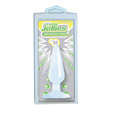 Crystal Jellies - Butt Plug Clear Medium - Not Very Vanilla