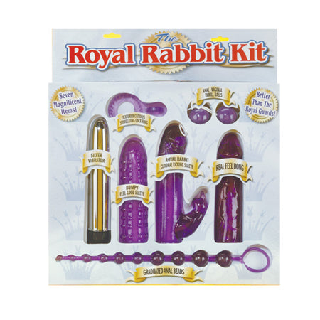 Pipedream 7-Piece Royal Rabbit Kit Purple - Not Very Vanilla