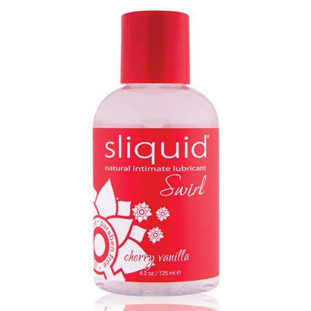 Sliquid Swirl Cherry Vanilla Flavored Lubricant 4.2 oz. - Not Very Vanilla