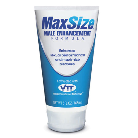 MaxSize Male Enhancement Formula Cream 5 oz. Tube - Not Very Vanilla