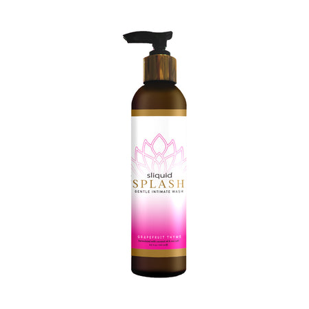 Sliquid Splash Feminine Wash Grapefruit Thyme 4.2 oz. - Not Very Vanilla