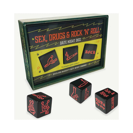 Sex, Drugs & Rock n Roll Date Night Dice Game - Not Very Vanilla