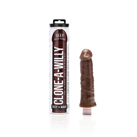 Clone-A-Willy DIY Vibrating Dildo Kit Deep Skin Tone - Not Very Vanilla