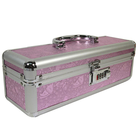 The Toy Chest Lockable Vibrator Case Medium Pink - Not Very Vanilla