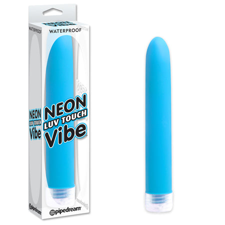 Pipedream Neon Luv Touch Vibe Waterproof Slimline Vibrator Blue - Not Very Vanilla