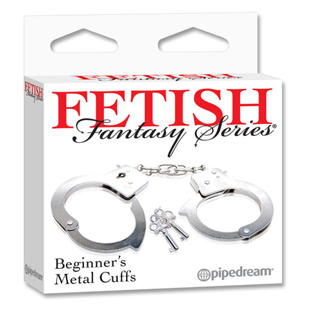 Pipedream Fetish Fantasy Series Beginner's Metal Cuffs - Not Very Vanilla