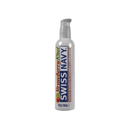 Swiss Navy Strawberry Kiwi Water-Based Flavored Lubricant 4 oz. - Not Very Vanilla