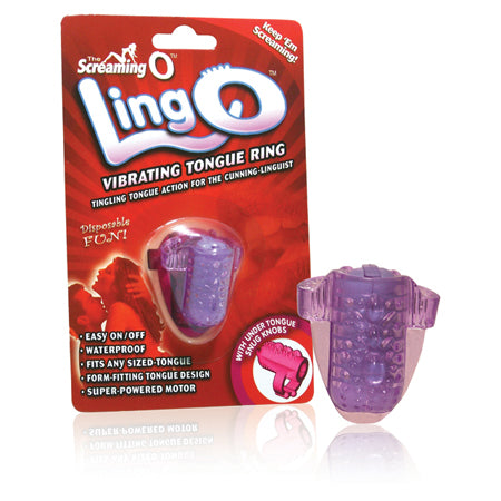 Screaming O The LingO Vibrating Tongue Ring (Box of 12) - Not Very Vanilla