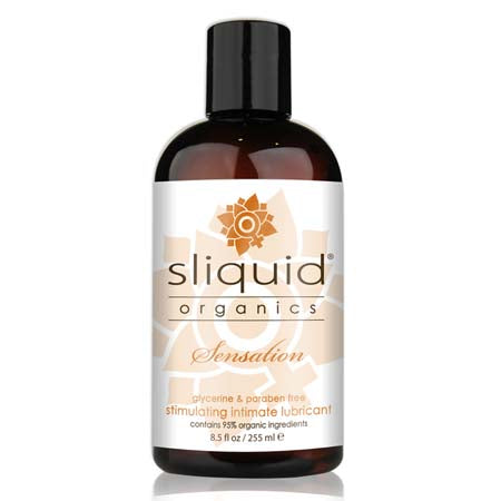 Sliquid Organics Sensation Warming Lubricant 8.5oz - Not Very Vanilla