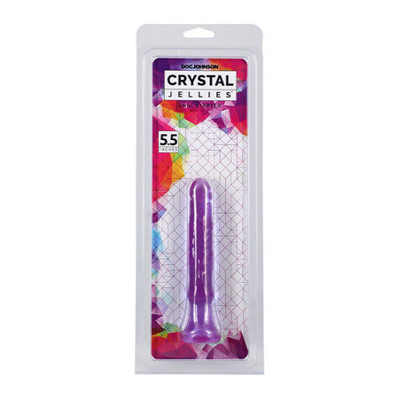 Crystal Jellies - Anal Starter Purple 6in - Not Very Vanilla