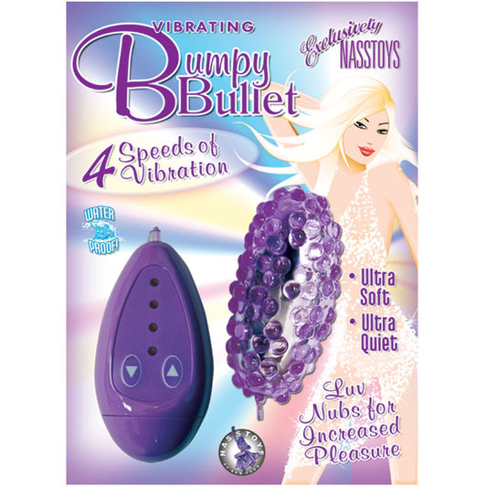 Vibrating Bumpy Bullet (Purple)