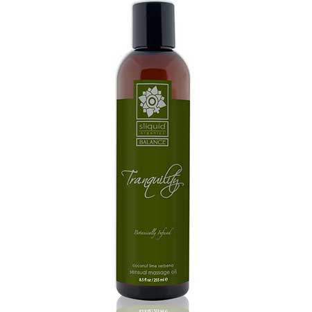 Sliquid Organics Balance Massage Oil Tranquility (Coconut Lime) 8.5oz - Not Very Vanilla