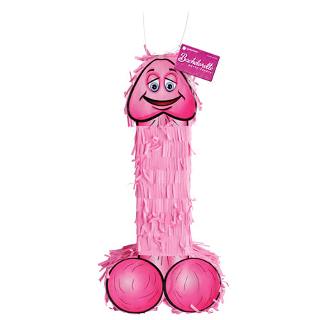 Pipedream Bachelorette Party Favors Pecker Piñata Pink - Not Very Vanilla