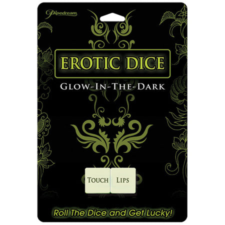 Pipedream Glow-in-the-Dark Erotic Dice - Not Very Vanilla