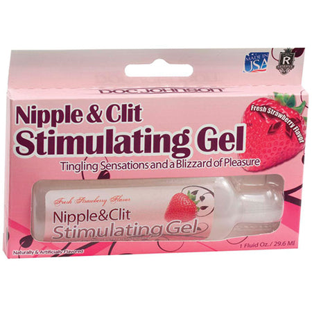 Nipple & Clit Stimulating Gel 1oz (Strawberry) - Not Very Vanilla