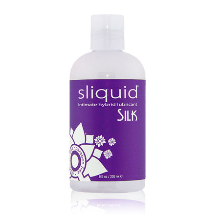 Sliquid Naturals Silk Hybrid Lubricant 8.5 oz. - Not Very Vanilla