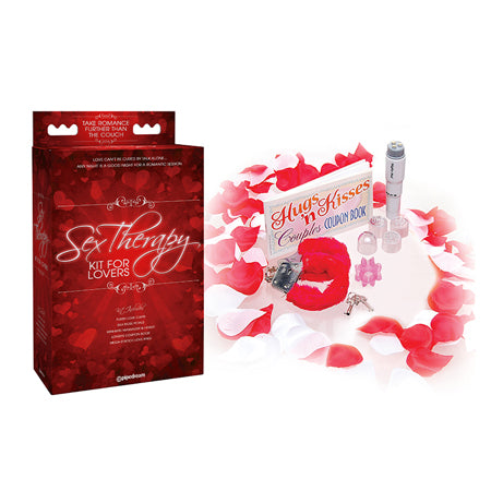 Pipedream Sex Therapy 5-Piece Kit For Lovers Red - Not Very Vanilla