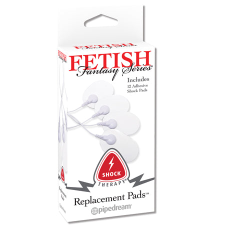 Pipedream Fetish Fantasy Series Shock Therapy Replacement Pads 12-Pack - Not Very Vanilla