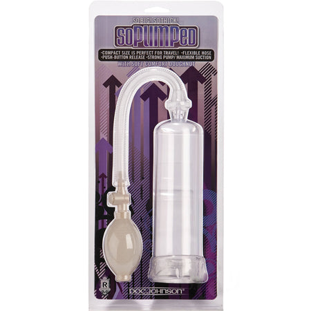 So Pumped Penis Pump without Sleeve (Clear) - Not Very Vanilla