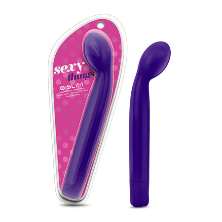 Blush Sexy Things G Slim Multispeed Slimline G-Spot Vibrator Purple - Not Very Vanilla