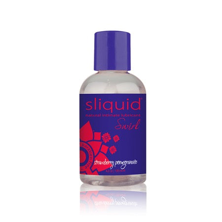 Sliquid Swirl Strawberry Pomegranate Flavored Lubricant 4.2 oz. - Not Very Vanilla