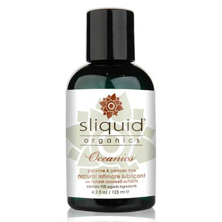 Sliquid Organics Oceanics Natural Intimate Lubricant 4.2 oz. - Not Very Vanilla