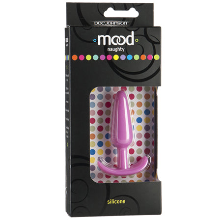 Mood - Naughty - Small Pink Silicone Butt Plug - Not Very Vanilla