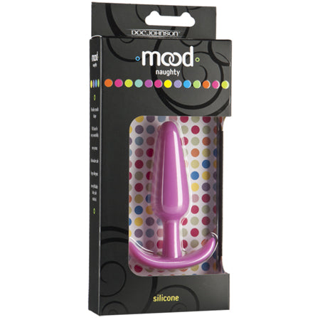 Mood - Naughty - Medium Pink Silicone Butt Plug - Not Very Vanilla