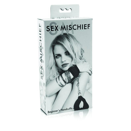 Sportsheets Sex & Mischief Beginner's Handcuffs Black - Not Very Vanilla