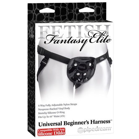 Pipedream Fetish Fantasy Elite Adjustable Universal Beginner's Harness Black - Not Very Vanilla