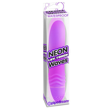 Pipedream Neon Luv Touch Waves Waterproof Vibrator Purple - Not Very Vanilla