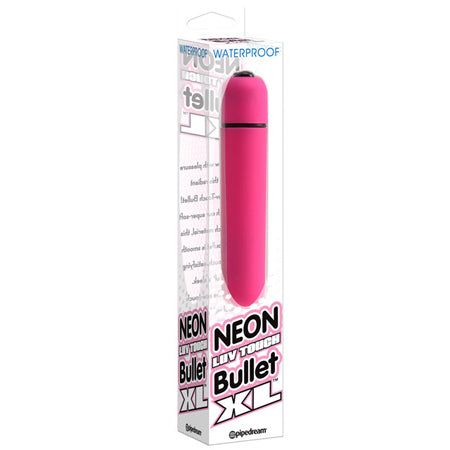 Pipedream Neon Luv Touch Bullet XL Vibrator Pink - Not Very Vanilla