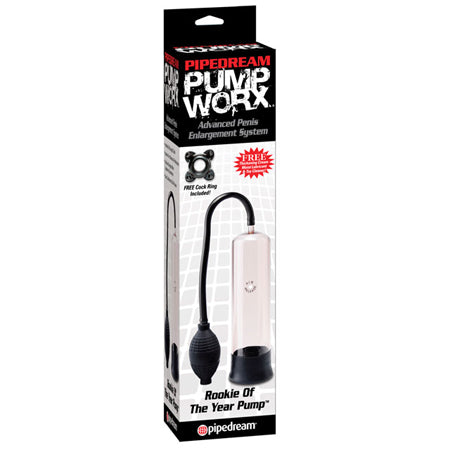 Pipedream Pump Worx Rookie of the Year Pump Clear/Black - Not Very Vanilla