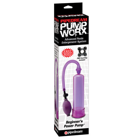 Pipedream Pump Worx Beginner's Power Pump Purple - Not Very Vanilla